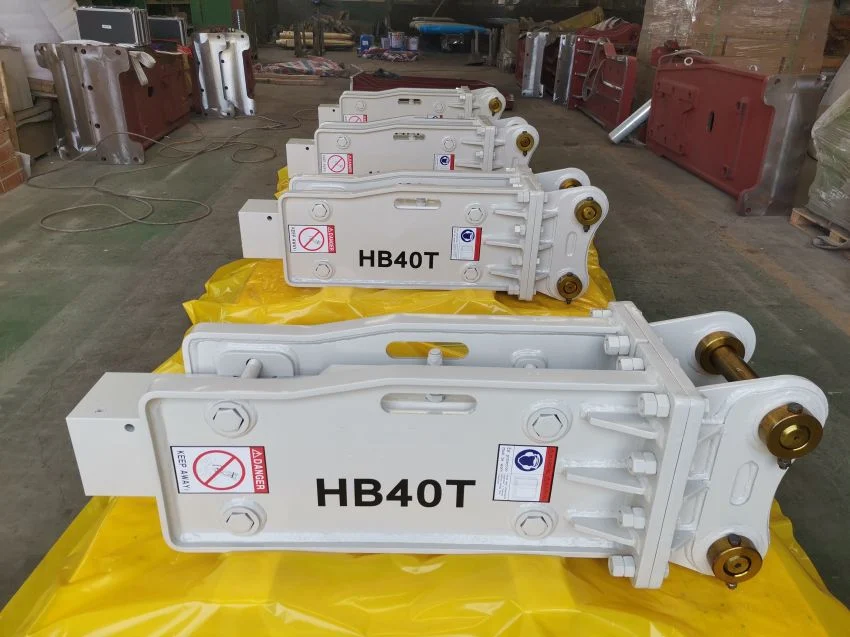 Hb20g Hb30g Hb40g Hb50g Hydraulic Rock Breaker Stone Jack Hammer for Excavator